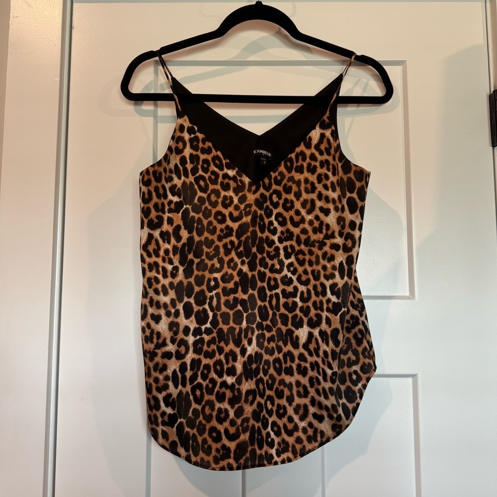 Express Leopard Print Camisole Top